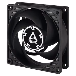 ARCTIC P8 Silent statiniam slėgiui optimizuotas ypač tylus ventiliatorius, 3-pin, 80mm, juodas