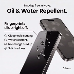 Tech-Protect OneTouch Set+ grūdinto stiklo apsauga, skirta iPhone 18 Pro / 17 Pro, 2 vnt.