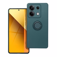 Silikoninis žiedinis dėklas telefonui XIAOMI Redmi Note 13 5G - žalias