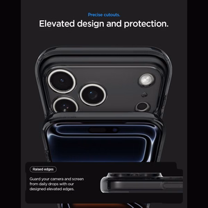 Spigen Ultra Hybrid MagSafe Zero One dėklas iPhone 18 Pro / 17 Pro, juodas
