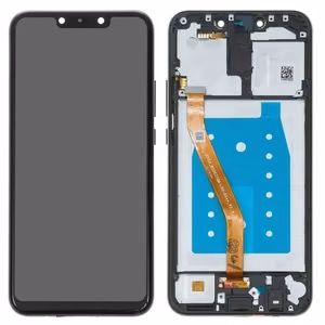 LCD ekranas Huawei Mate 20 Lite su lietimo ekranu su rėmeliu juodas ORG