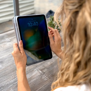 STM OPP atverčiamas dėklas, skirtas iPad Air 13" M4 (2026) / M3 (2025) / M2 (2024), juodas