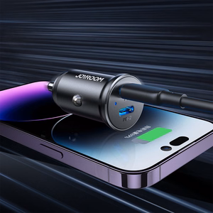Įkroviklis automobilinis Joyroom (JR-CCN06) (2xUSB-C; 30W) juodas