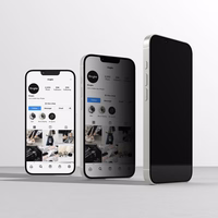 Ringke Easy Slide Privatumo stiklas 2 rinkinys iPhone 13 / 13 Pro / 14 / 16e