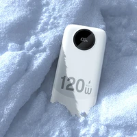 Dudao K13 10000mAh išorinė baterija su įmontuotu kabeliu - balta