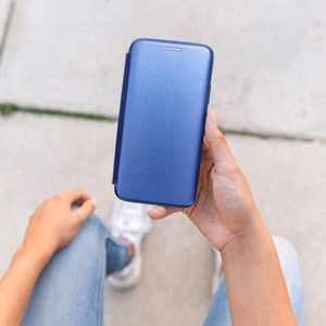 Telefono dėklas Smart Diva skirtas Xiaomi Redmi Note 14 5G mėlynas