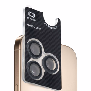 Tel Protect 3D Lens Aramid Series grūdinti kameros lęšių apsauginiai stiklai Apple iPhone 18 Pro / 18 Pro Max (3 vnt.)