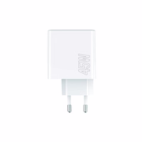 "Maxlife MXTC-07-45AC PD QC įkroviklis 1x USB-C 1x USB 45W baltas