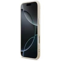 Karl Lagerfeld Karl & Choupette Pins Magnetinis dėklas telefonui iPhone Air - smėlinis