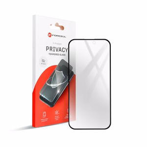Forcell privatumo apsauginis stiklas – iPhone XR / 11, juodas