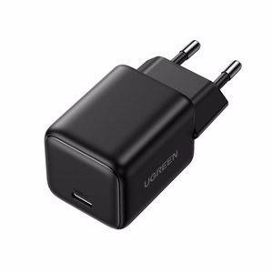 UGREEN X512 20W GaN 1× USB-C tinklo įkroviklis, juodas