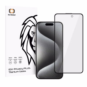 Закаленное стекло Tel Protect 10X Privacy Plus Titanium для Iphone 16 Pro/17 (конверт)