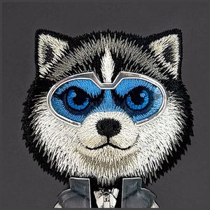 Nimmy Cool&Cute 2.0 vilko dėklas telefonui iPhone 17 Pro Max - juodas