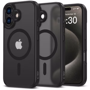Tech-Protect MagCam Magnetinis iPhone 16 dėklas - pusiau permatomas