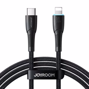 Joyroom Starry Series SA32-CL3 30W кабель USB-C Lightning 1м - чёрный