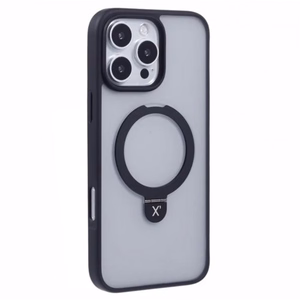 Telefono dėklas X-Level Pithy Stone II skirtas Apple iPhone 16 Pro juodas