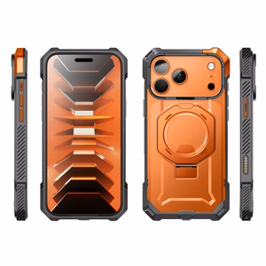Supcase UB Grip Mag MagSafe dėklas iPhone 18 Pro / 17 Pro – oranžinis