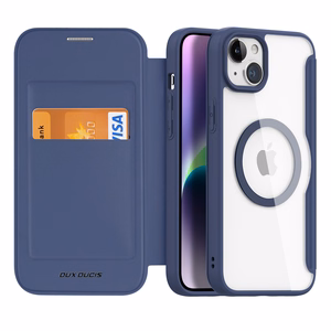 Dėklas Dux Ducis Skin X Pro Apple iPhone 15 Plus mėlynas