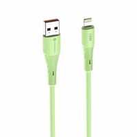 FORCELL F-ENERGY C343 kabelis USB A į Lightning 2,4A 12W Silicone 1 m žalias