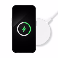 Dėklas Leather Mag Cover (MagSafe) skirtas iPhone 16 Plus juodas