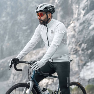 Rockbros TLWT001 ROAD TO SKY windproof insulated cycling jersey M - white