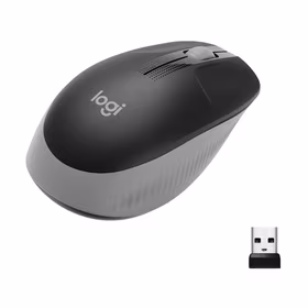 Belaidė optinė pelė Logitech M190 pilka