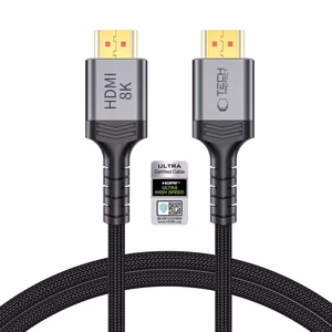 Tech-Protect UltraBoost HDMI 2.1 4K 120Hz / 8K 60Hz kabelis 100 cm - juodas