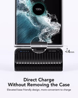 VEGER išorinė baterija 5000 mAh su įmontuotu jungtimi Type C PlugOn PD QC3.0 3A 20W W0558 juoda