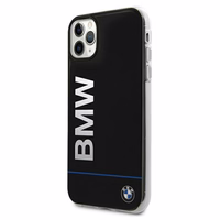 BMW Signature spausdintas logotipas dėklas iPhone 11 Pro Max - juodas