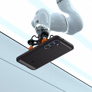 Spigen Rugged Armor Mag MagSafe Dėklas telefonui Samsung Galaxy S25 - matinė juoda