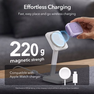 ESR Orbit Halolock Magnetinis dėklas Apple AirPods 4 - violetinis
