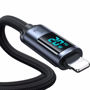USB Кабель Joyroom "S-CL020A16" чёрный "Type-C / Lightning" 120см (до 20W)