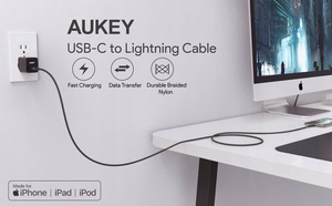 AUKEY CB-CL03 2 m Juoda