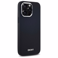 DKNY Paprastas logotipas Magnetinis dėklas telefonui iPhone 14 Pro Max - juodas