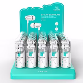 USAMS rinkinys 30 vnt. ausinės EP-42 3,5 mm baltas SJ475HSTZ02
