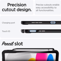 Spigen RUGGED ARMOR IPAD 10.9 2022 MATTE BLACK