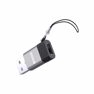 BWOO adapteris USB-C - USB pilkas OTG BZ-38