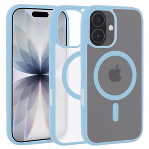 Liavec minkštas dėklas skirtas Iphone 17 mėlynas