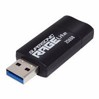 Flashdrive PATRIOT Rage Lite 1TB 120 MB/S USB 3.2 ištraukiamas Juoda (PEF1TBRLB32U)
