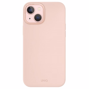 Uniq Lino Hue Magnetinis įkrovimo dėklas telefonui iPhone 15 - rožinė