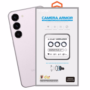 X-ONE Sapphire Kameros Apsauga - Samsung Galaxy S23/S23 Plus - sidabrinė