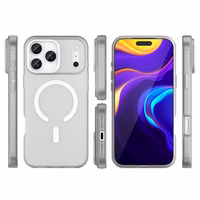 Dėklas Magnetic Abrasive (MagSafe) skirtas iPhone 17 Pro Max Matte White