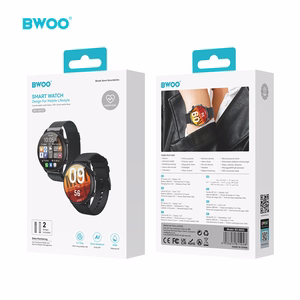 BWOO išmanusis laikrodis WA-10 1.32" AMOLED juodas