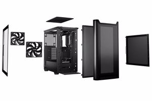 be quiet! PURE BASE 501 Airflow Window Midi Tower juodas