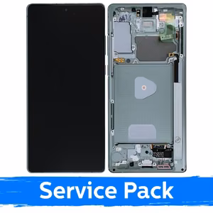 Ekranas skirtas Samsung N980 Note 20 su rėmeliu / Mystic Green / (Service Pack)