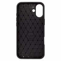 Tel Protect Carbon Elite dėklas telefonui Iphone 16 Plus juodas
