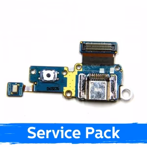Charging Port Compatible With Samsung T715 Tab S2 8.0'' With Flex / Plata (Service Pack)