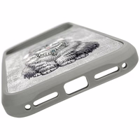 Nimmy Lucky Fashion Cat MagSafe dėklas iPhone 17 Pro Max pilkas