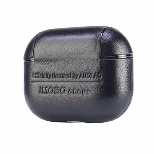 Audi odinis dėklas su dideliu logotipu AirPods 3 - juodas