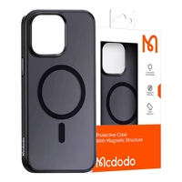 Magnetinis dėklas McDodo iPhone 15 Pro Max (juodas)